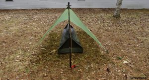 Recon Bivy and Twinn Tarp with M Cord Set Up