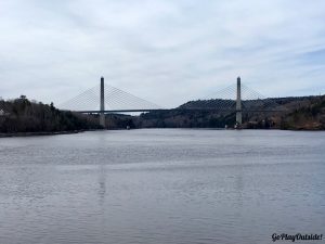 Bridge the Gap Racers Cross the Penobscot Narrows Bridge