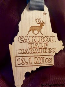 Finishers Medal Caribou Half Marathon 2017