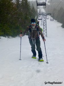 Frosty Climbs Up Saddleback Mountain