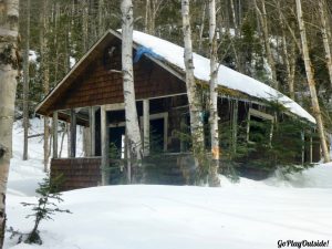 Old Fire Warden's Cabin on Big Moose Mountain