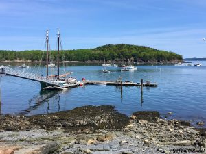 The Bar Harbor Narrows from the Shore Path near Agamont Park