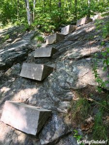 Wooden Box Steps for Climbing