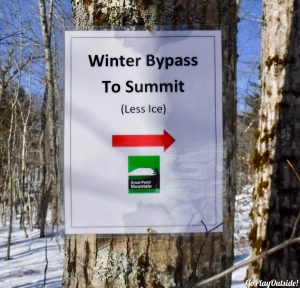 Winter Hike Great Pond Mountain Orland Maine Great Pond Conservation Trust