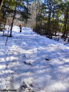 Winter Hike Great Pond Mountain Orland Maine Great Pond Conservation Trust