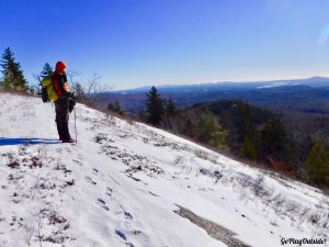 Winter Hike Great Pond Mountain Orland Maine Great Pond Conservation Trust