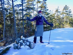 Winter Hike Great Pond Mountain Orland Maine Great Pond Conservation Trust