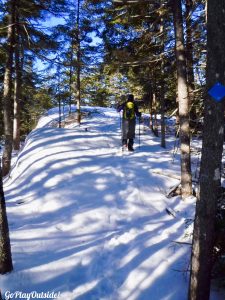 Winter Hike Great Pond Mountain Orland Maine Great Pond Conservation Trust