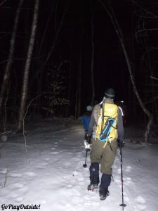 Bangor Outdoor Club Chick Hill Night Hike Clifton Maine