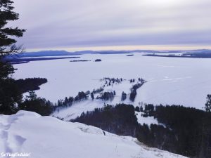 Mount Kineo Rockwood Greenville Moosehead Lake Winter Hiking Indian Trail