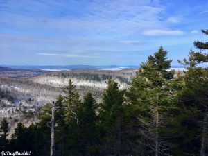 Little Moose Mountain Snowshoeing Greenville Area Moosehead Lake Region