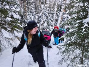 Bangor Outdoor Club Number Four Mountain Frenchtown Maine Snowshoeing