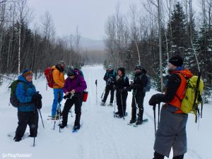 Bangor Outdoor Club Number Four Mountain Frenchtown Maine Snowshoeing