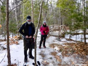 Great Pond Mountain Conservation Trust Orland Maine Microspikes Hiking Winter