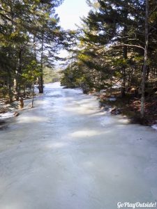 Great Pond Mountain Conservation Trust Orland Maine Microspikes Hiking Winter