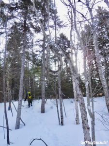 Winter Hike Eagle Rock Moosehead Lake Region Greenville Maine Snowshoe Pinnacle Pursuit