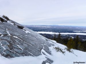 Winter Hike Eagle Rock Moosehead Lake Region Greenville Maine Snowshoe Pinnacle Pursuit