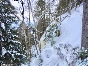 Winter Hike Eagle Rock Moosehead Lake Region Greenville Maine Snowshoe Pinnacle Pursuit