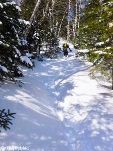 Big Moose Mountain Winter Hike Ski Snowshoe Greenville Moosehead Lake Region