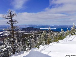 Big Moose Mountain Winter Hike Ski Snowshoe Greenville Moosehead Lake Region