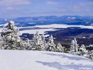 Big Moose Mountain Winter Hike Ski Snowshoe Greenville Moosehead Lake Region