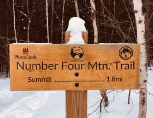 Bangor Outdoor Club Number Four Mountain Frenchtown Maine Snowshoeing