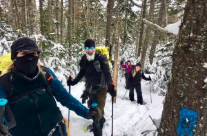 Bangor Outdoor Club Number Four Mountain Frenchtown Maine Snowshoeing