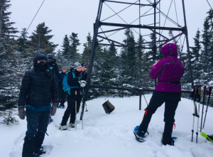 Bangor Outdoor Club Number Four Mountain Frenchtown Maine Snowshoeing