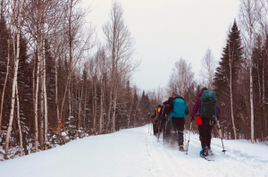 Bangor Outdoor Club Number Four Mountain Frenchtown Maine Snowshoeing