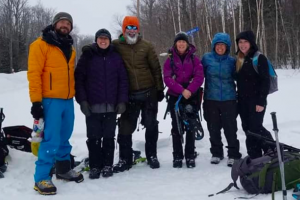 Bangor Outdoor Club Number Four Mountain Frenchtown Maine Snowshoeing