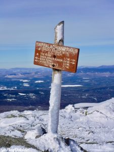 Saddleback Mountain The Horn Rangeley Area Butt Sledding Winter Maine 4000 Footer Appalachian Trail