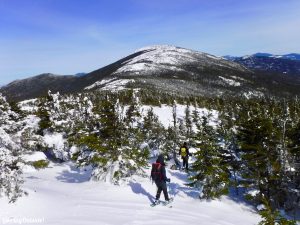 Saddleback Mountain The Horn Rangeley Area Butt Sledding Winter Maine 4000 Footer Appalachian Trail