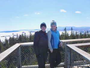 Mount Kineo Rockwood Greenville Moosehead Lake Area Maine Snowshoe Winter Hiking