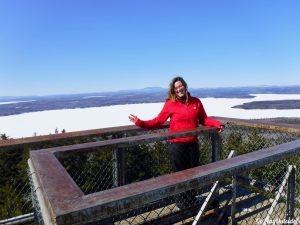 Mount Kineo Rockwood Greenville Moosehead Lake Area Maine Snowshoe Winter Hiking