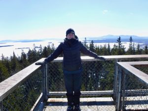 Mount Kineo Rockwood Greenville Moosehead Lake Area Maine Snowshoe Winter Hiking