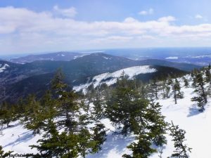 White Cap Mountain Whitecap 100 Mile Wilderness Moosehead Lake Region Greenville Maine Moosehead Pinnacle Pursuit Snowshoeing Winter Hiking 