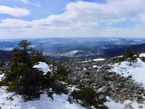 White Cap Mountain Whitecap 100 Mile Wilderness Moosehead Lake Region Greenville Maine Moosehead Pinnacle Pursuit Snowshoeing Winter Hiking 