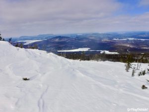 White Cap Mountain Whitecap 100 Mile Wilderness Moosehead Lake Region Greenville Maine Moosehead Pinnacle Pursuit Snowshoeing Winter Hiking 