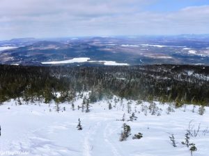 White Cap Mountain Whitecap 100 Mile Wilderness Moosehead Lake Region Greenville Maine Moosehead Pinnacle Pursuit Snowshoeing Winter Hiking 