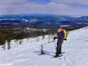 White Cap Mountain Whitecap 100 Mile Wilderness Moosehead Lake Region Greenville Maine Moosehead Pinnacle Pursuit Snowshoeing Winter Hiking 