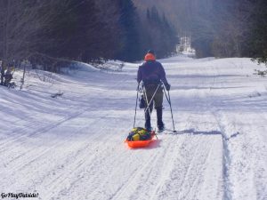 White Cap Mountain Whitecap 100 Mile Wilderness Moosehead Lake Region Greenville Maine Moosehead Pinnacle Pursuit Snowshoeing Winter Hiking 