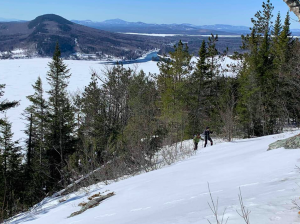 Mount Kineo Rockwood Greenville Moosehead Lake Area Maine Snowshoe Winter Hiking