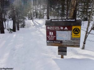 Little Moose Mountain Greenville Moosehead Lake Area Hiking Snowshoeing Winter