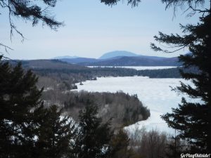 Little Moose Mountain Greenville Moosehead Lake Area Hiking Snowshoeing Winter