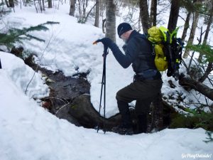 Burnt Mountain Burnt Hill Sugarloaf Carrabassett Valley Maine Snowshoe Hiking Winter