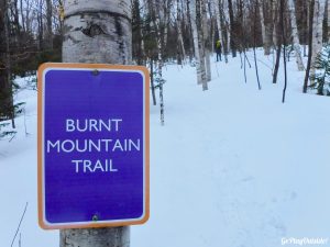 Burnt Mountain Burnt Hill Sugarloaf Carrabassett Valley Maine Snowshoe Hiking Winter