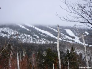 Burnt Mountain Burnt Hill Sugarloaf Carrabassett Valley Maine Snowshoe Hiking Winter