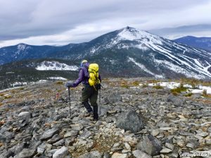 Burnt Mountain Burnt Hill Sugarloaf Carrabassett Valley Maine Snowshoe Hiking Winter