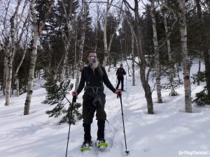 Burnt Mountain Burnt Hill Sugarloaf Carrabassett Valley Maine Snowshoe Hiking Winter