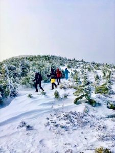 Bangor Outdoor Club Saddleback The Horn Winter Hike Rangeley Maine 